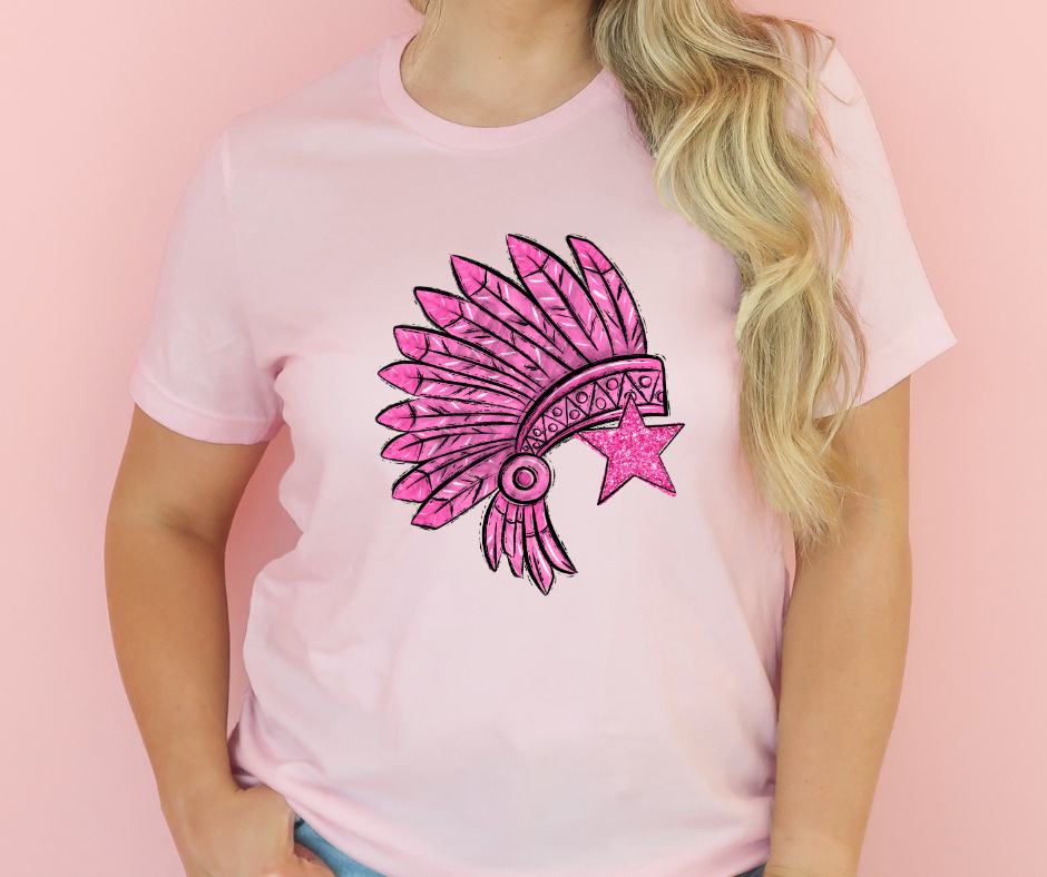 KBD OG BCA Warrior / Indian / Chief A Pink with Star