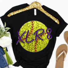 Load image into Gallery viewer, Assorted Faux Sequin &amp; Embroidery SOFTBALL [Team] Direct To Film (DTF) Transfers
