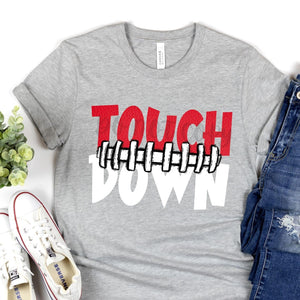 Touch Down Football Seams Red & White