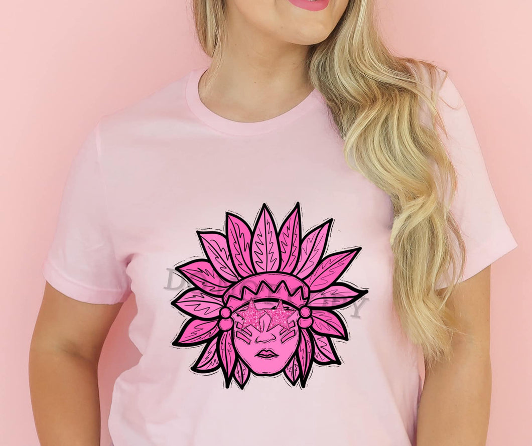 KBD OG BCA Warrior / Indian / Chief B Pink with Star Eyes