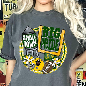 KBD OG Small Town Big Pride Football BUCCANEERS Green and Gold