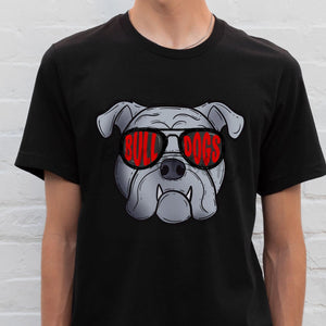KBD OG Mascots Wearing Sunglasses BULLDOGS Shades Red