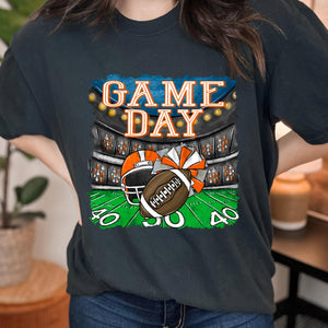 GAME DAY Stadium Orange and White Digital Download