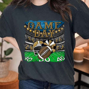 GAME DAY Stadium Vegas Gold and Black Digital Download