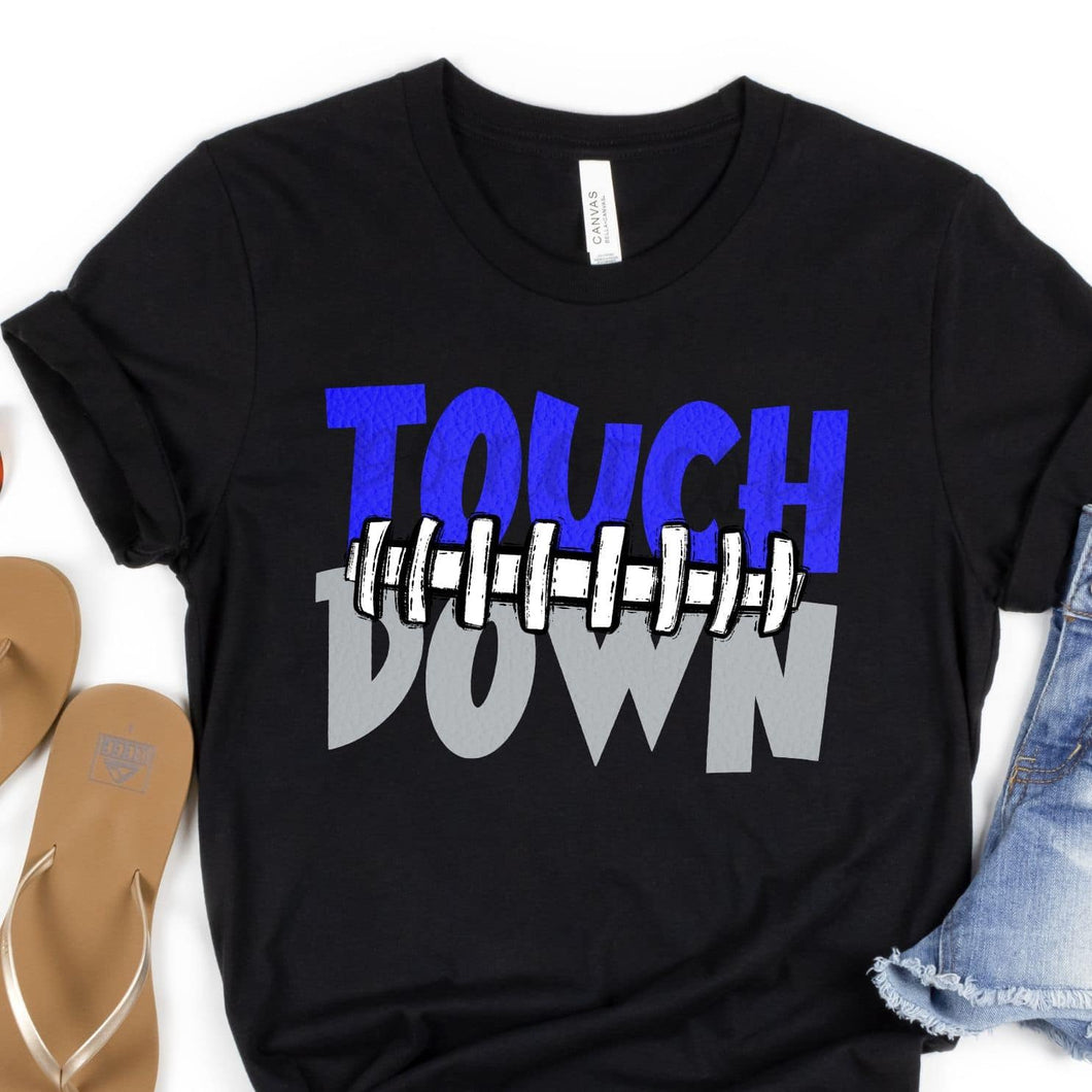 KBD OG Touch Down Football Seams Royal & Grey