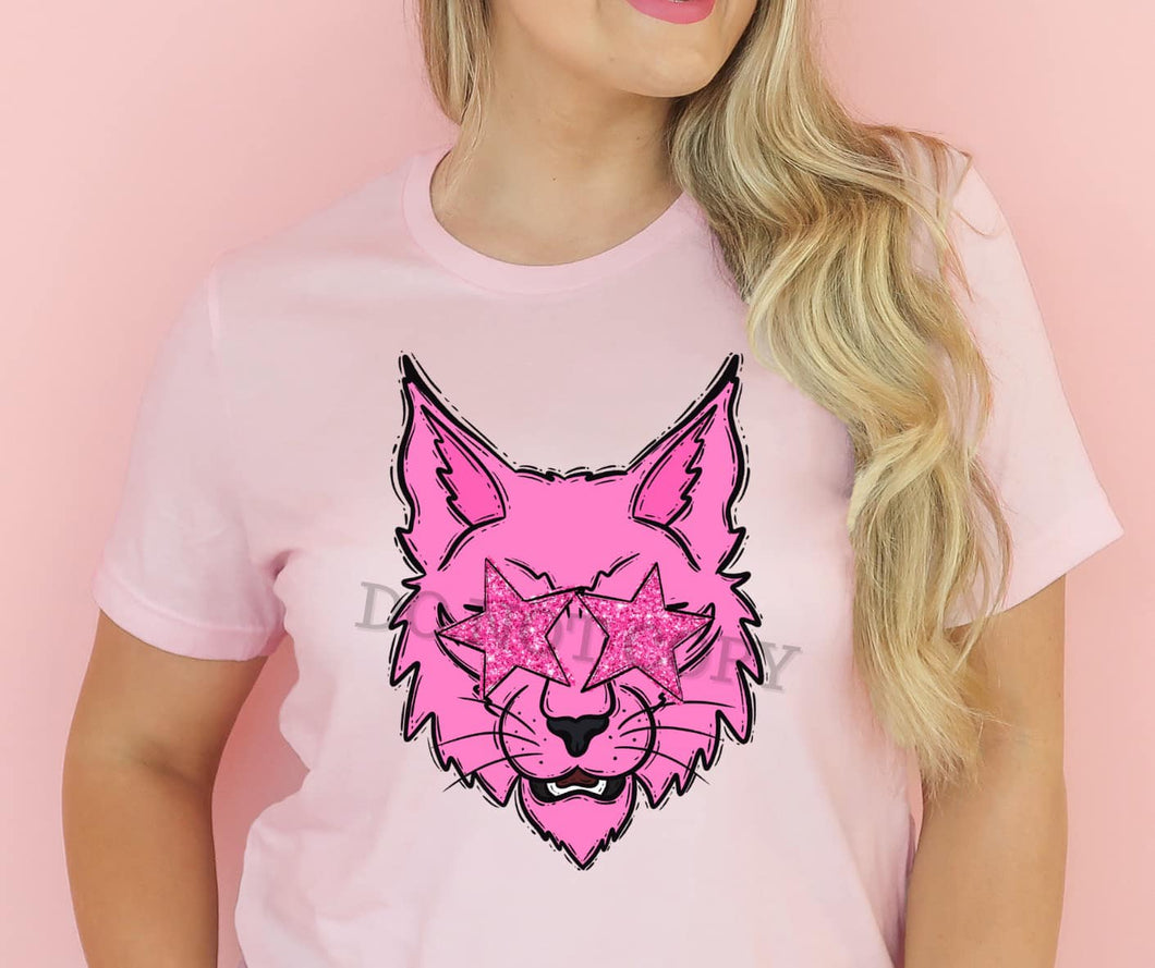 KBD OG BCA Bobcat / Wildcat A Pink with Star Eyes