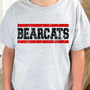 BEARCATS Distressed Black and Red Digital Downloads