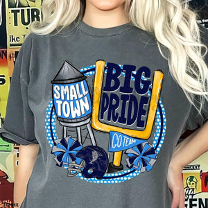 KBD OG Small Town Big Pride Football STORM Navy, Grey,and White