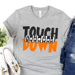 KBD OG Touch Down Football Seams Black & Orange