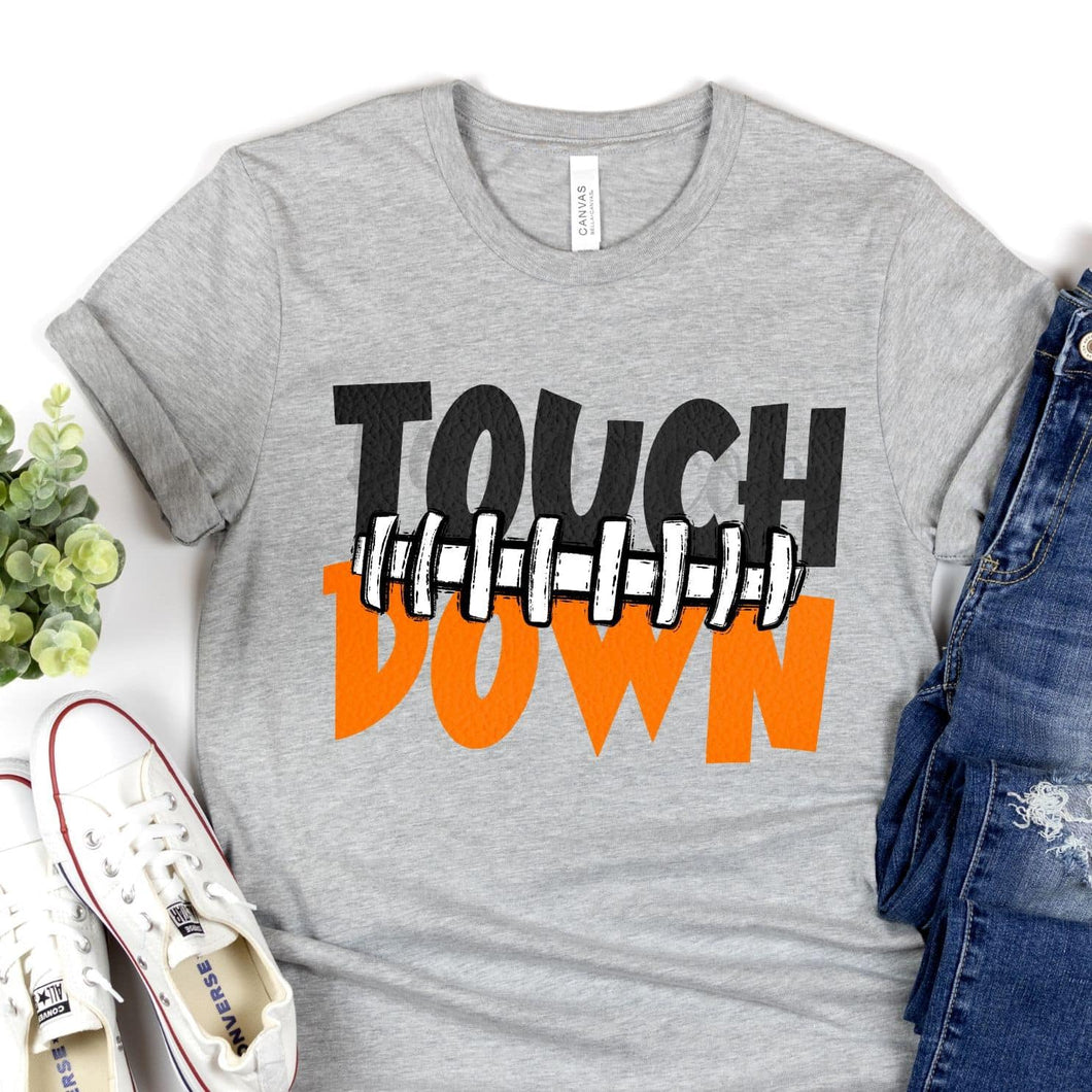 KBD OG Touch Down Football Seams Black & Orange