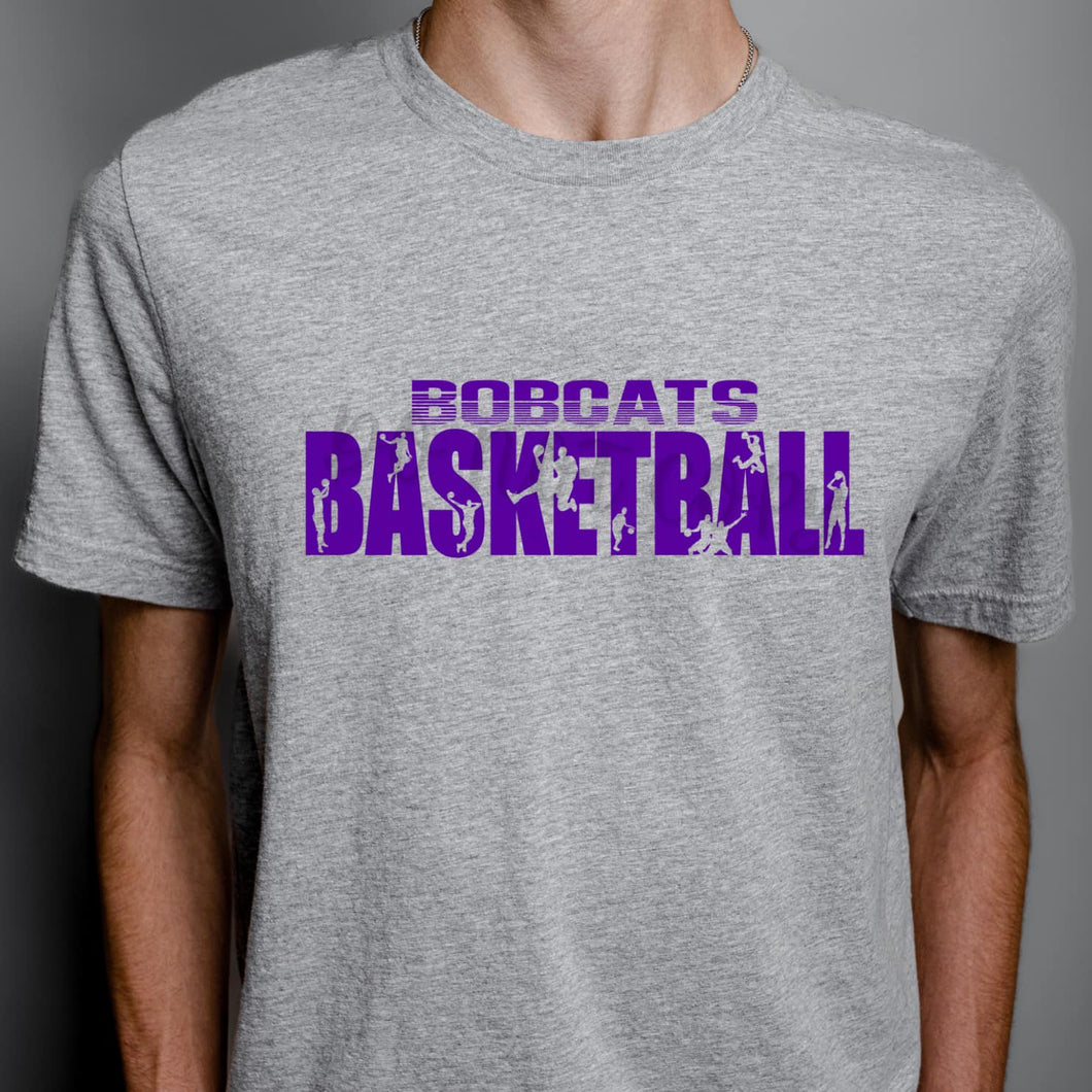 BOBCATS Basketball Knockouts Purple Digital Downloads