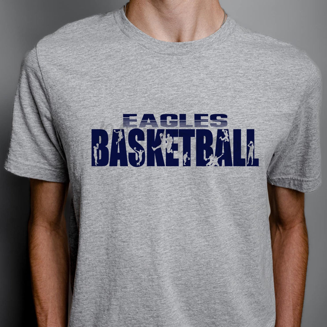 EAGLES Basketball Knockouts Navy Digital Downloads
