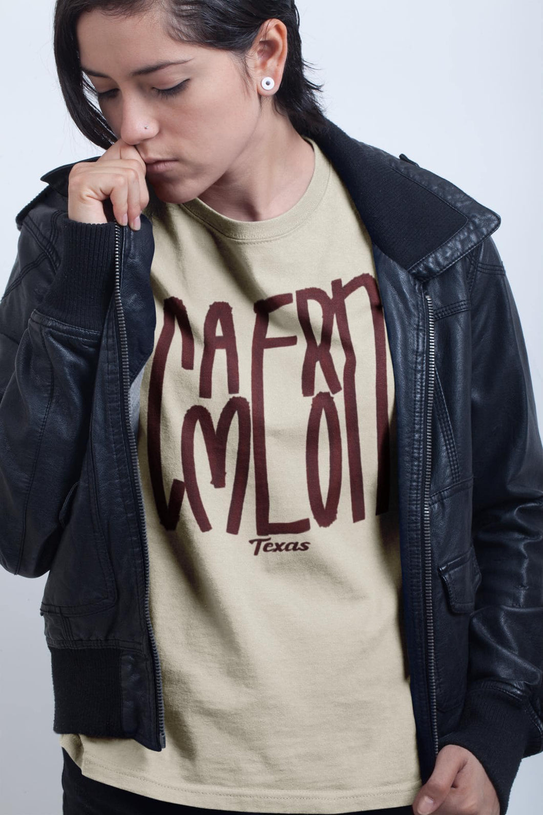 Watercolor Streamlined Hand lettered  CAMERON Tx Maroon Digital Download