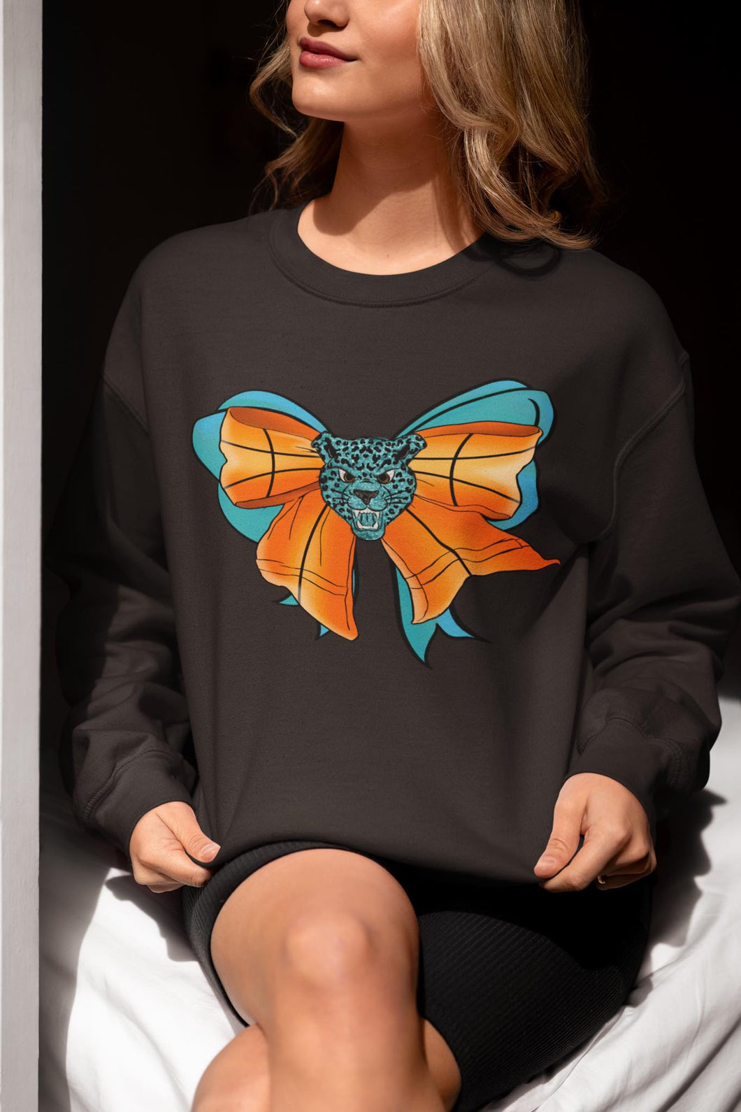 KBD OG Mascot Layered Bows JAGS Basketball and Teal Bow