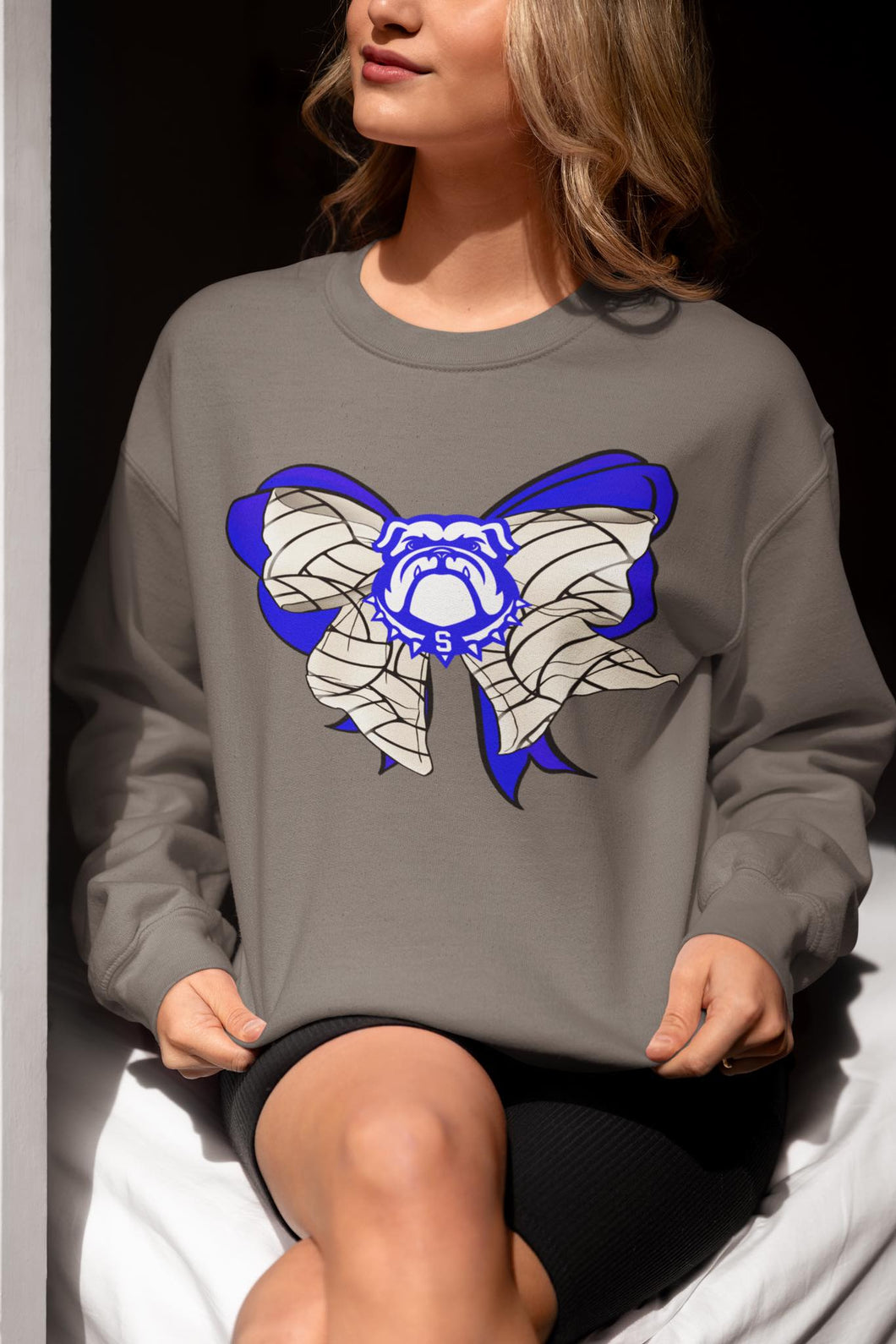 KBD OG Mascot Layered Bows SPRINGFIELD Volleyball and Royal Bow
