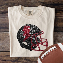 Load image into Gallery viewer, Assorted Faux Sequin Football Helmets Direct To Film (DTF) Transfers
