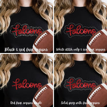 Load image into Gallery viewer, CUSTOM Faux Sequin &amp; Embroidery Word Design And Mock Up
