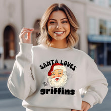 Load image into Gallery viewer, Assorted Santa Loves The [MASCOT]s Direct To Film (DTF) Transfers
