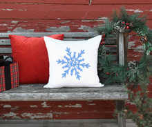 Load image into Gallery viewer, Snowflake Single Color Metallic Blue Low Heat RTS CLEARANCE
