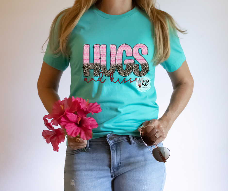 Hugs and Kisses Full Color High Heat RTS CLEARANCE