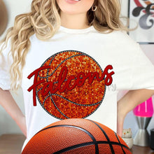 Load image into Gallery viewer, Assorted Faux Sequin II Basketball [Team] Direct To Film (DTF) Transfers
