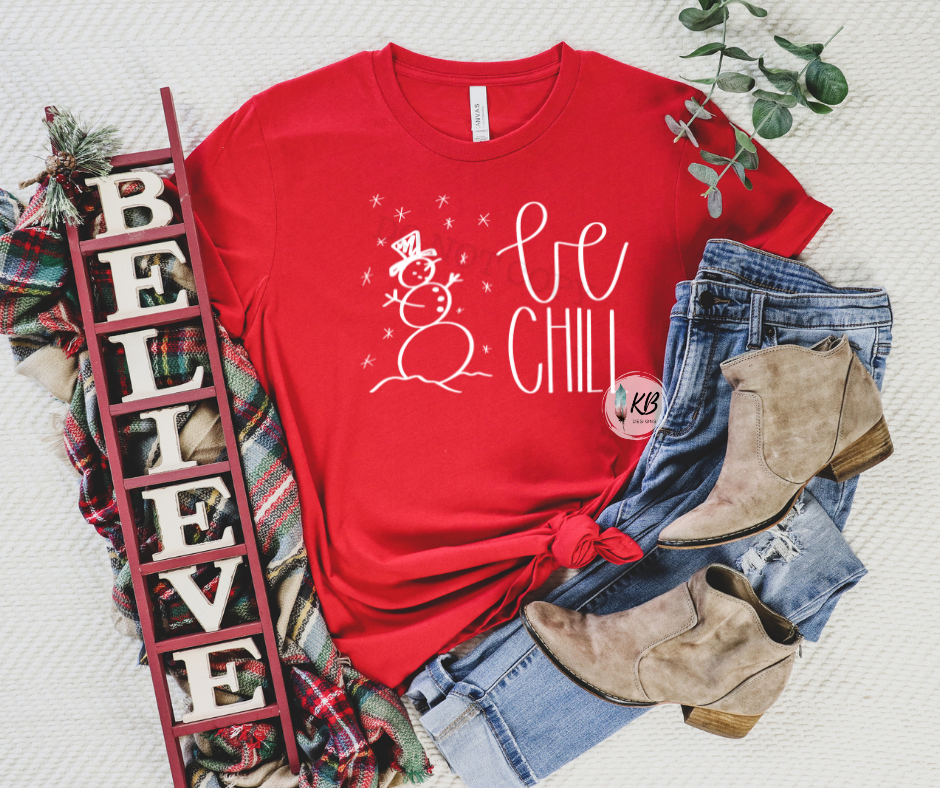 Be Chill White Single Color High Heat RTS CLEARANCE by