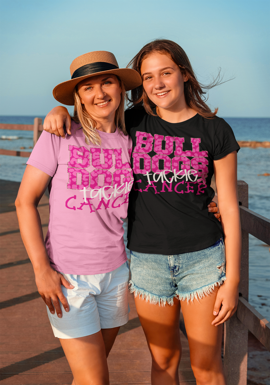 CUSTOM MASCOT Tackles Cancer Mock Up