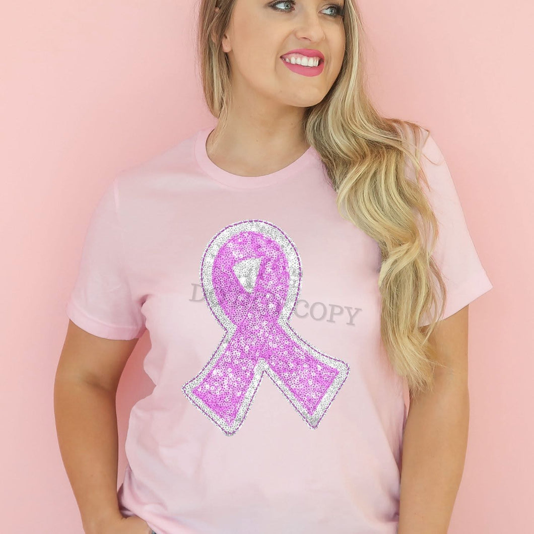 KBD OG BREAST CANCER AWARENESS RIBBON Light Pink and Silver
