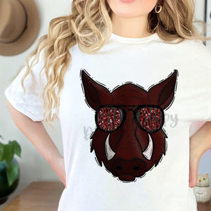 ARKANSAS Shades Maroon Glitter