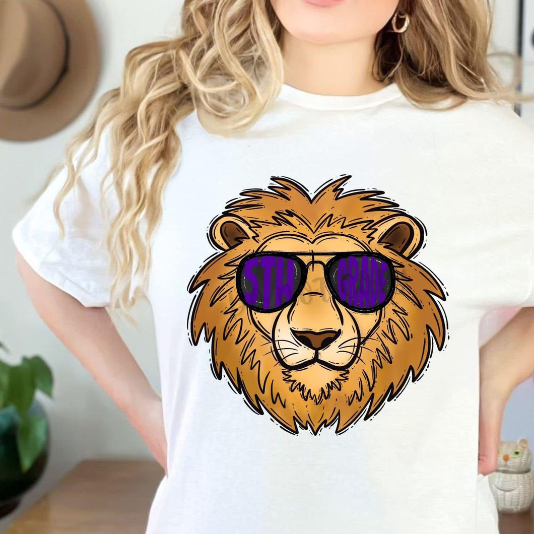 LIONS 5th Grade Shades Purple