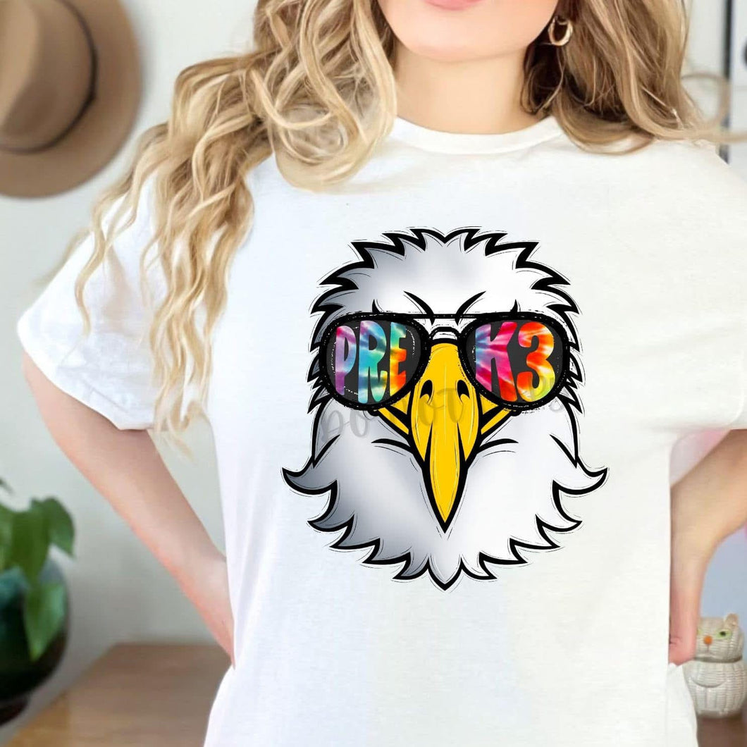 Tie Dye Aviator Mascots EAGLES PreK3