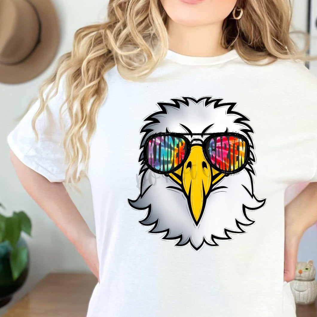 Tie Dye Aviator Mascots EAGLES Kindergarten