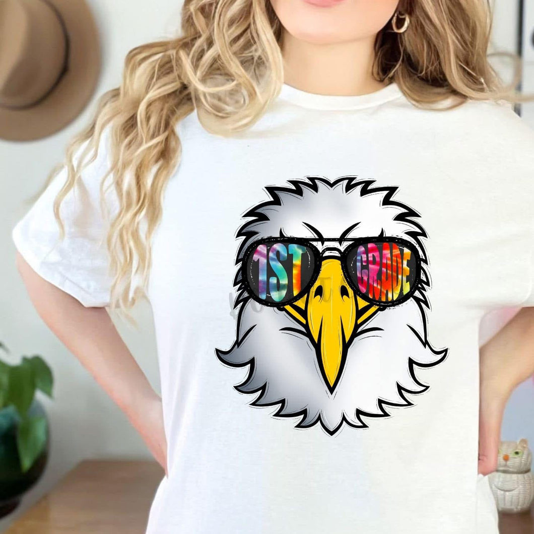 Tie Dye Aviator Mascots EAGLES 1st Grade