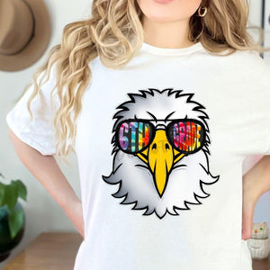 Tie Dye Aviator Mascots EAGLES 6th Grade
