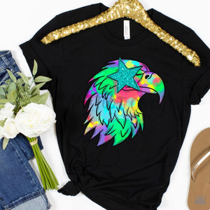 Watercolor Preppy Bright EAGLES / HAWKS A