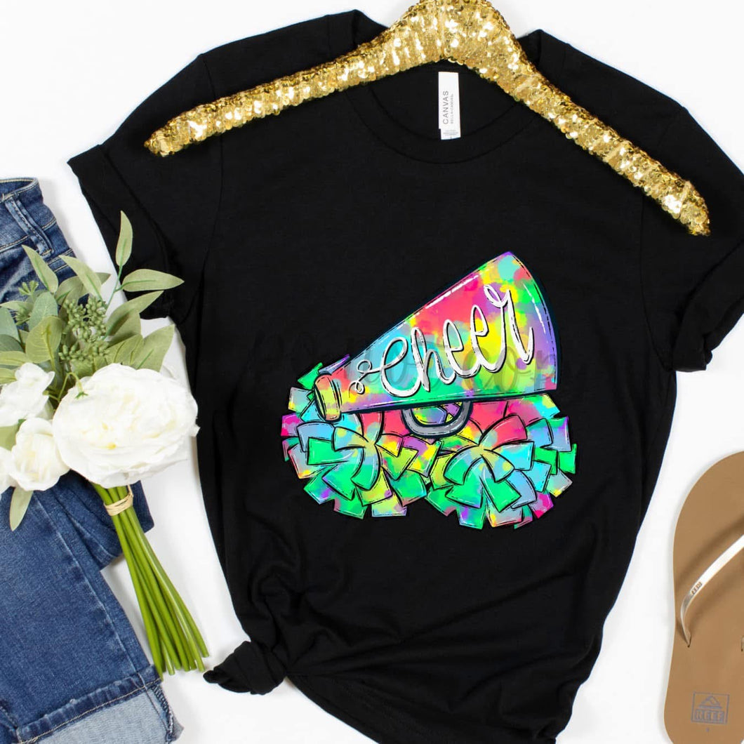 Watercolor Preppy Bright CHEER