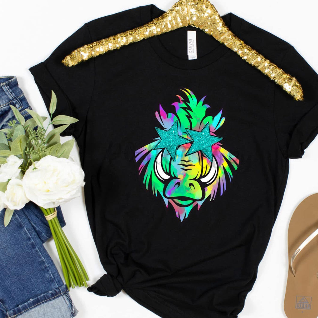 Watercolor Preppy Bright RAZORBACK A
