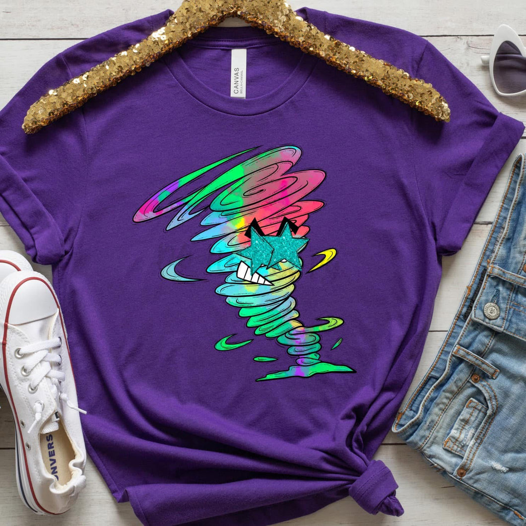 Watercolor Preppy Bright TORNADO / CYCLONES