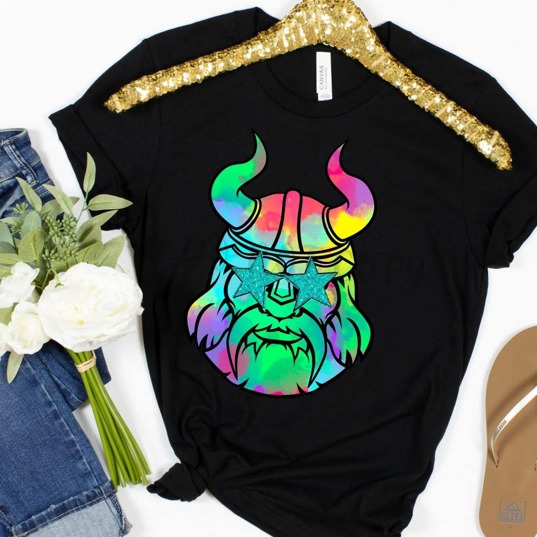 Watercolor Preppy Bright VIKINGS