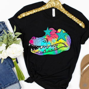 Watercolor Preppy Bright GATORS 2 Digital Download