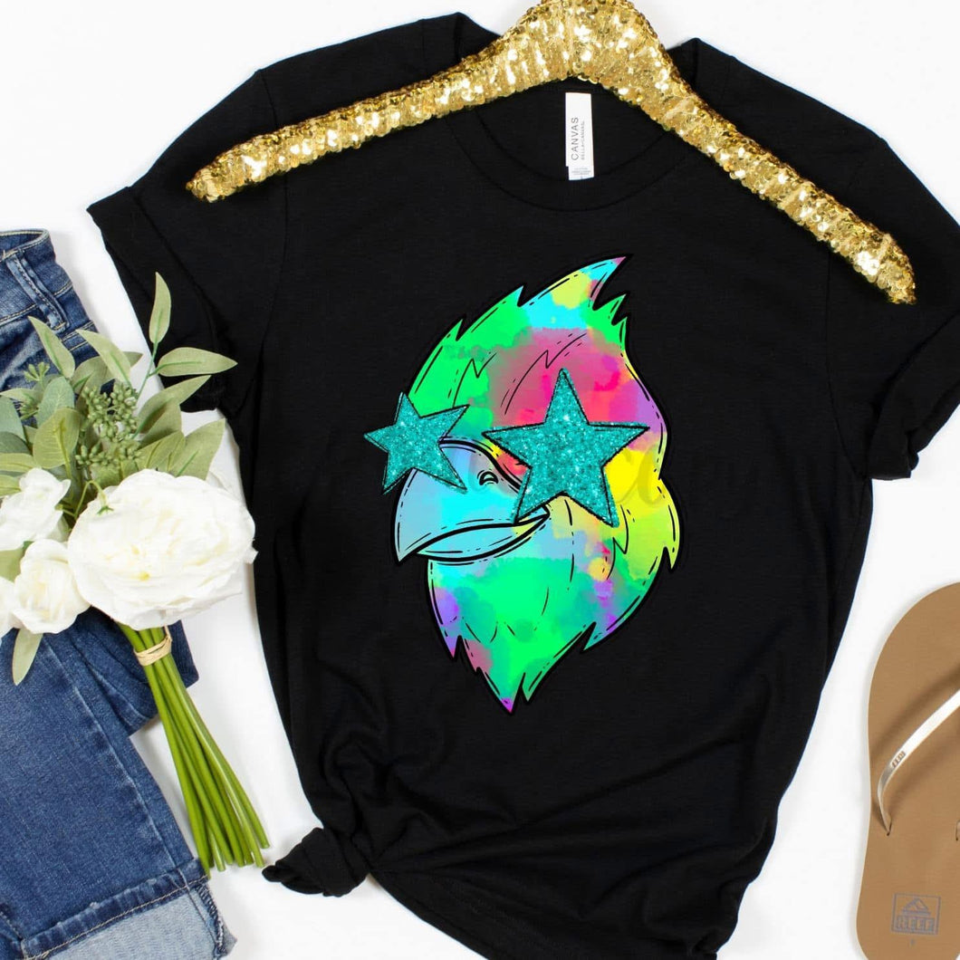 Watercolor Preppy Bright CARDINAL Digital Download