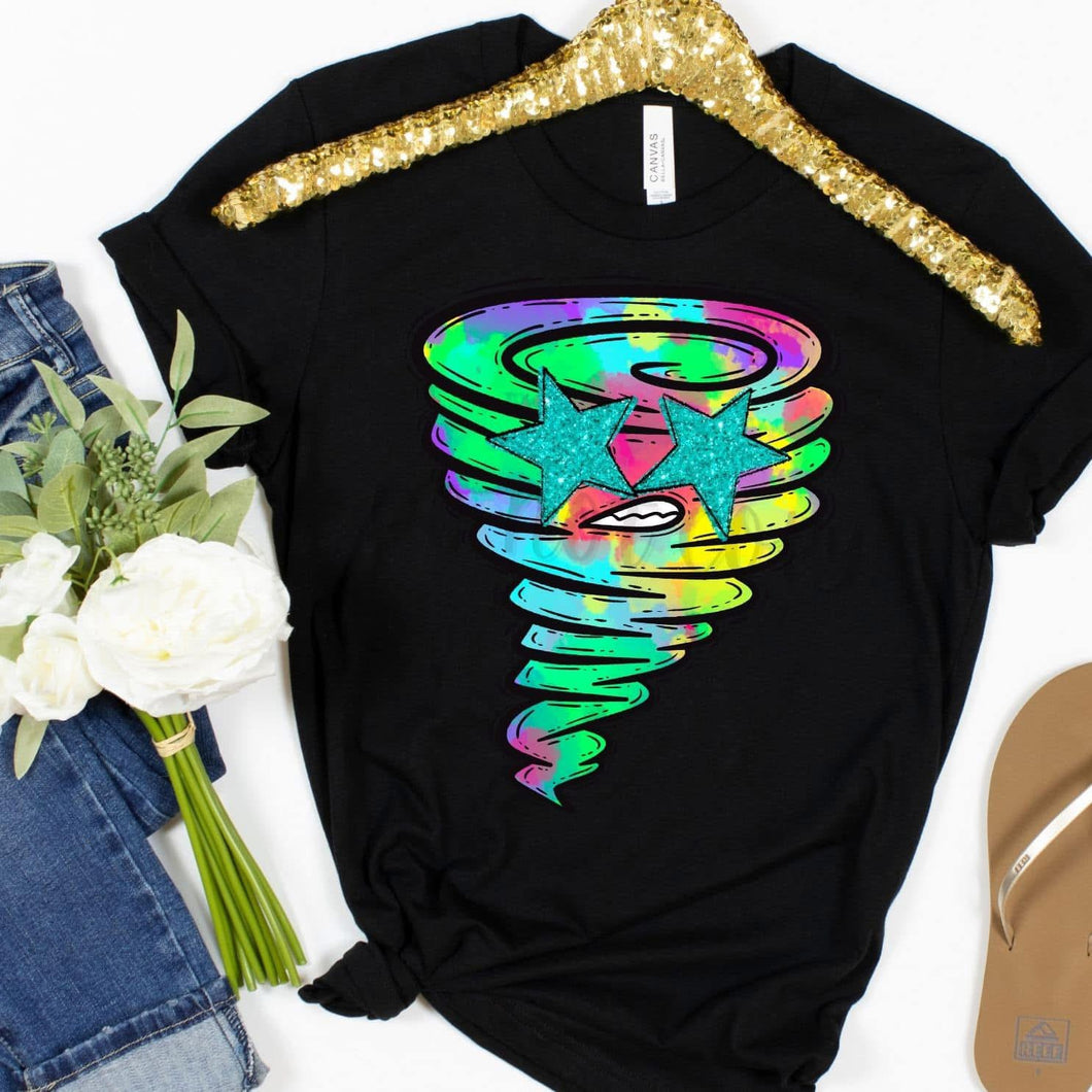 Watercolor Preppy Bright TORNADOS / CYCLONES Digital Download