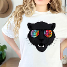 Load image into Gallery viewer, PANTHER Tie Die Aviator Mascots Direct To Film (DTF) Transfers
