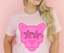 Load image into Gallery viewer, Assorted Pink BCA Glitter Star Eyed Mascots Direct To Film (DTF) Transfers

