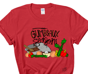 EXCLUSIVE Gumbeaux Season High Heat Full Color Soft Screen Print RTS