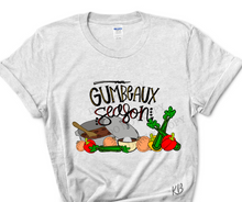 Load image into Gallery viewer, EXCLUSIVE Gumbeaux Season High Heat Full Color Soft Screen Print RTS
