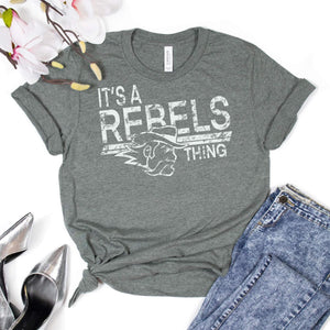It's A Rebels Thing Low Heat Single Color WHITE Screen Print RTS