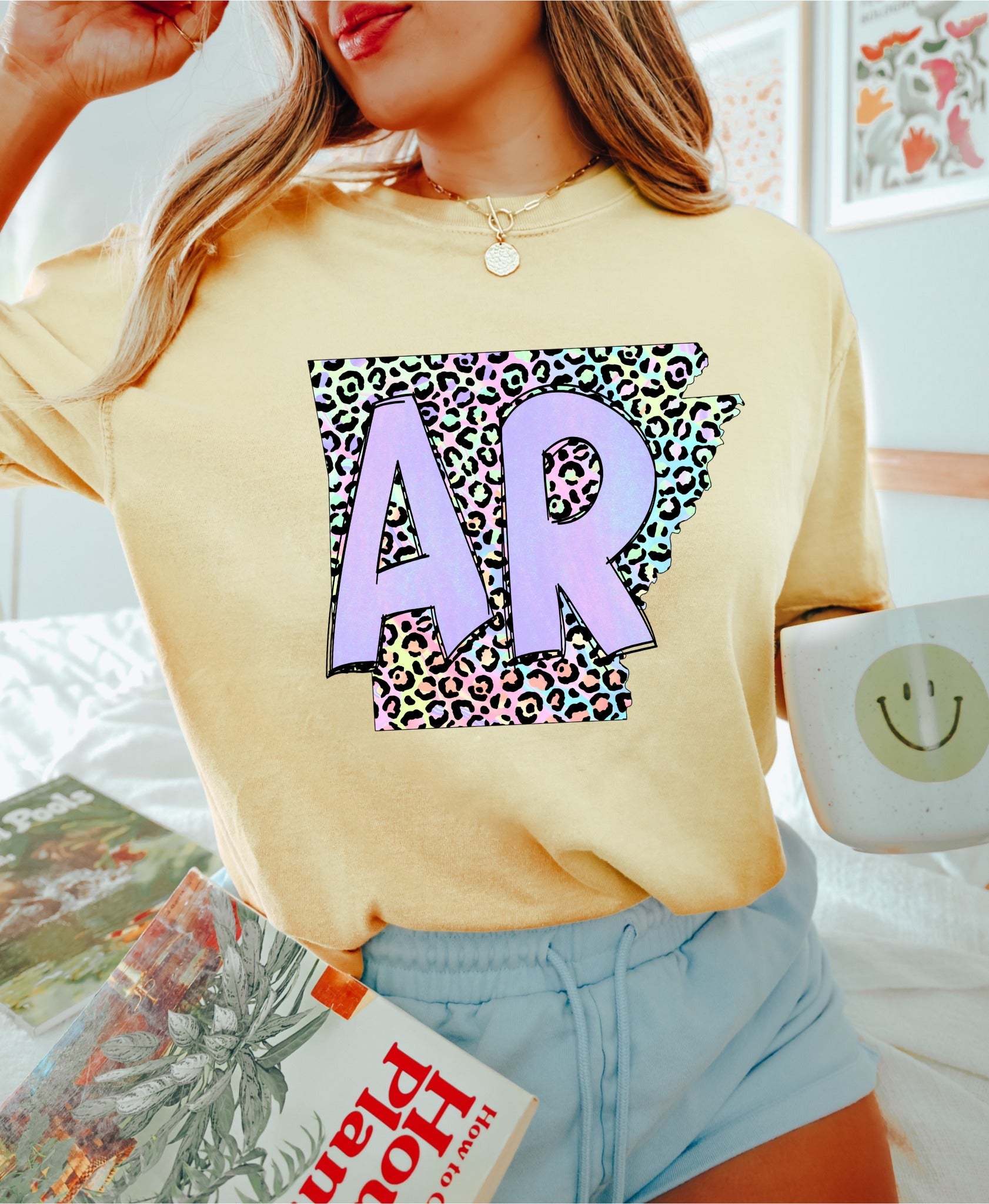 Load image into Gallery viewer, Assorted Funky Pastel Leopard States Direct To Film (DTF) Transfers