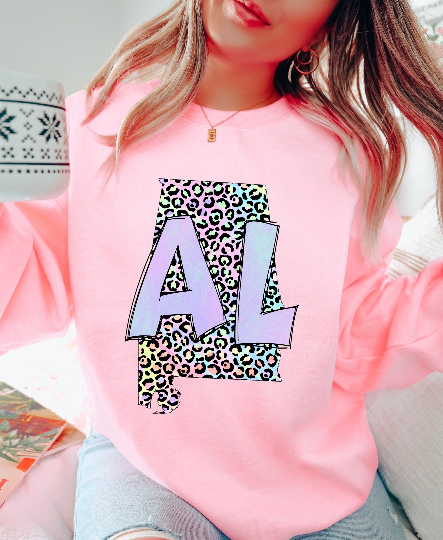 Load image into Gallery viewer, Assorted Funky Pastel Leopard States Direct To Film (DTF) Transfers