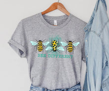 Load image into Gallery viewer, BEE Different / BEE Kind DUO SCREEN High Heat Full Color Soft Screen Print RTS
